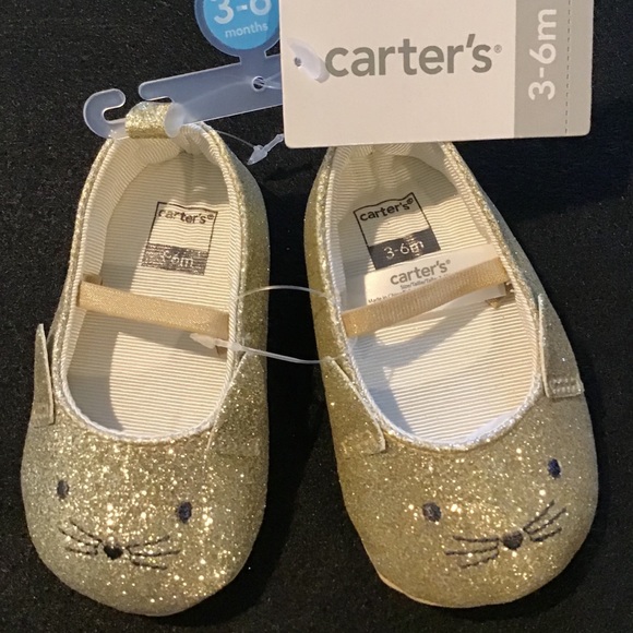 carters gold shoes